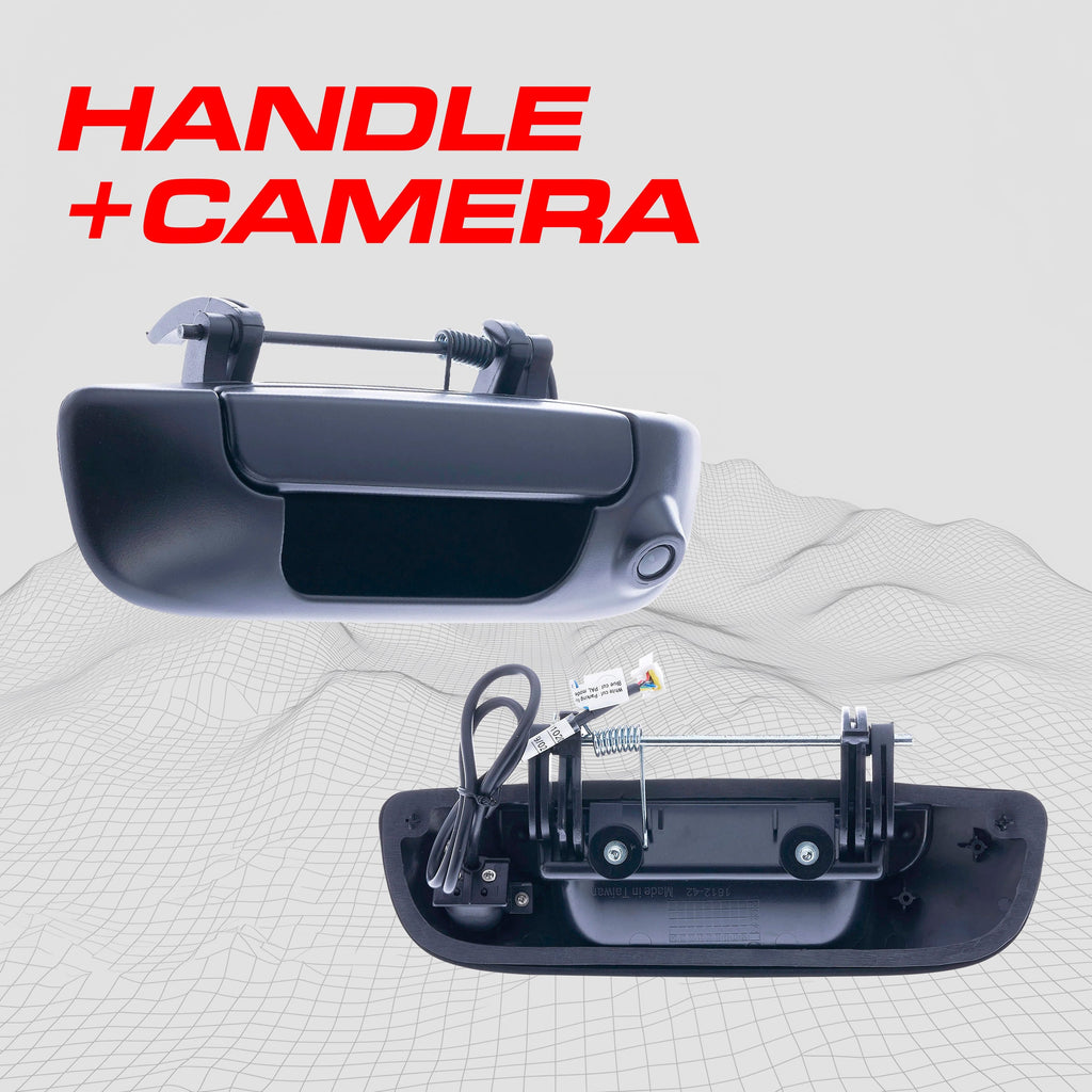 Dodge Ram (2002-2009) Black Replacement Tailgate Handle with Backup Camera